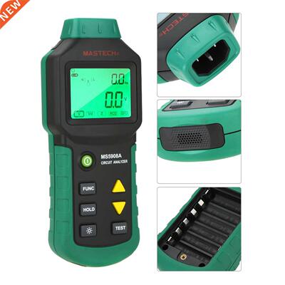 LCD Digital Circuit Analyzer Voltage GFCI RCD Fault Tester M