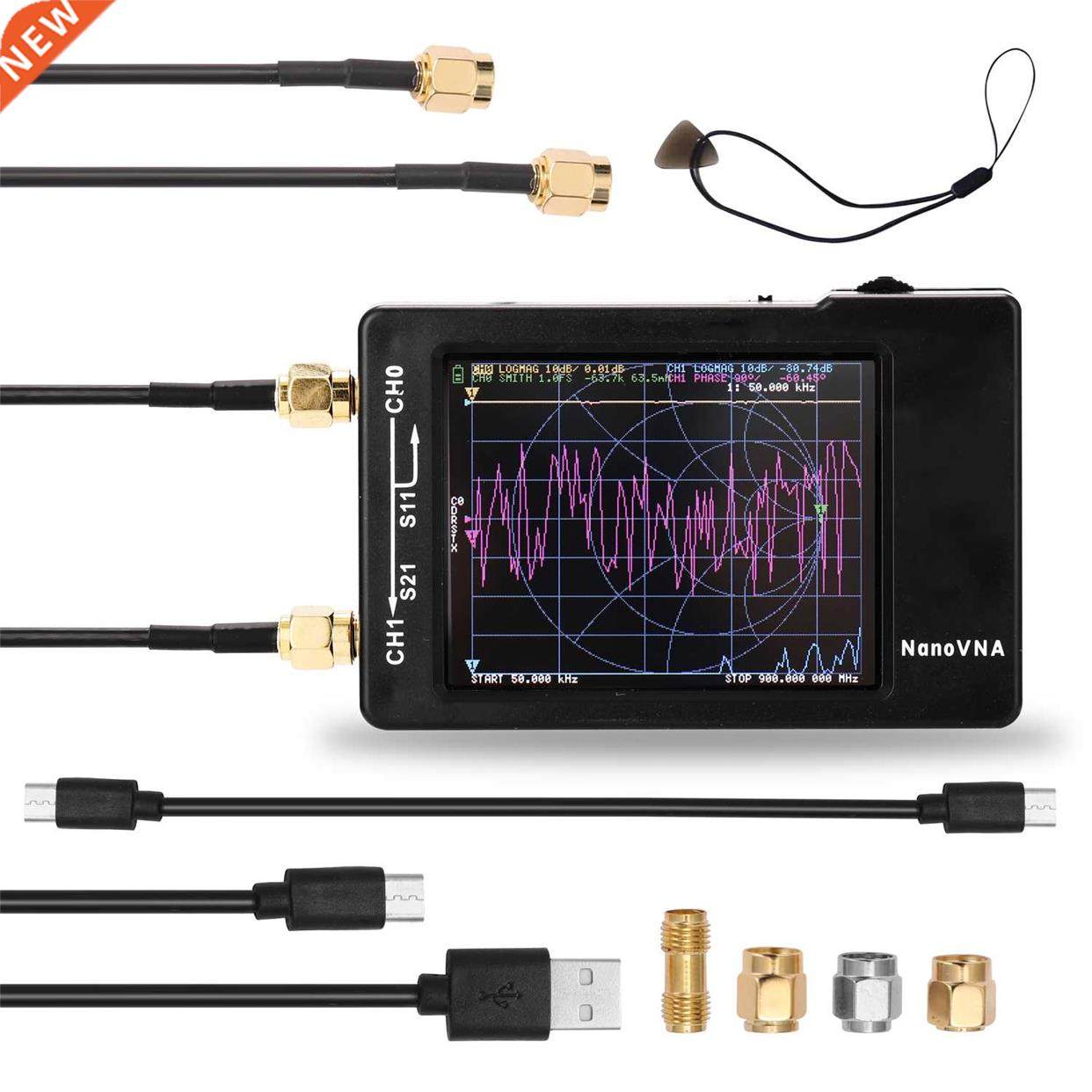 Portable Digital MF HF VHF UHF Antenna Analyzer Vector Netwo