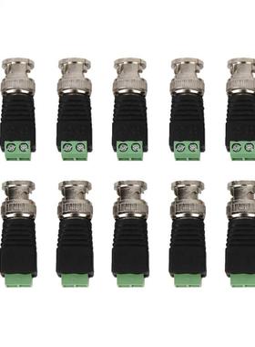 Green & Black BNC Connector Adapter For CCTV System Acce