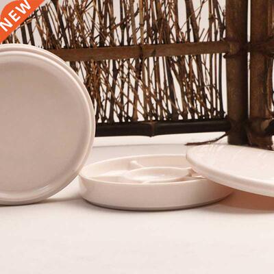 Round Imitation ceramic Palette Color Mixing Paint Palette T