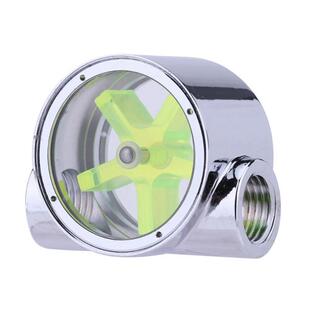 Water Flow MeterG1/4 5-Leaves Impeller Metal Water Flow Mete