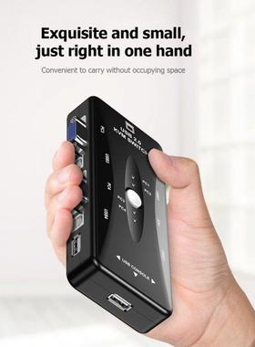 USB HDMI-compatible KVM Switch with Sufficient Durability an
