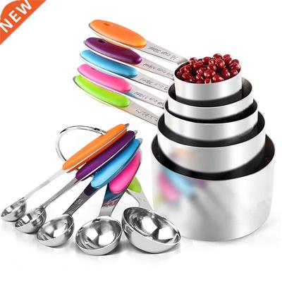 5pcs Kitchen Measuring Spoons Teaspoon Coffee Sugar Scoop Ca