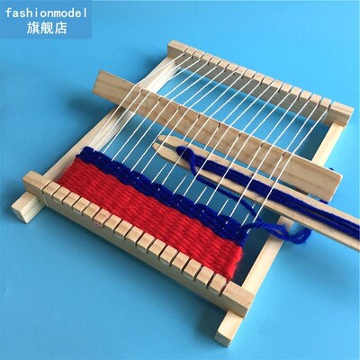 1 set Wood DIY Traditional Wooden Weaving Loom Craft Yarn Ha