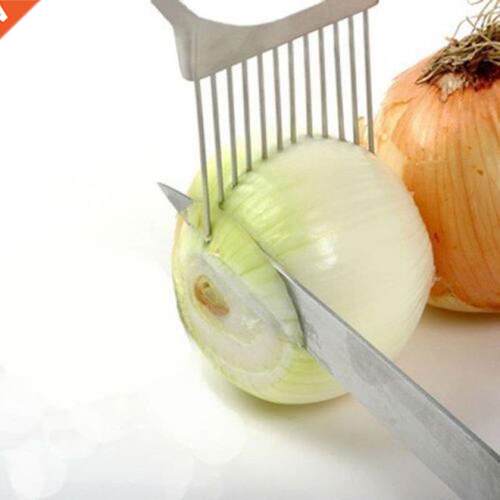 1PC Onion Tomato Vegetable Slicer Cutting Aid Guide Holder S