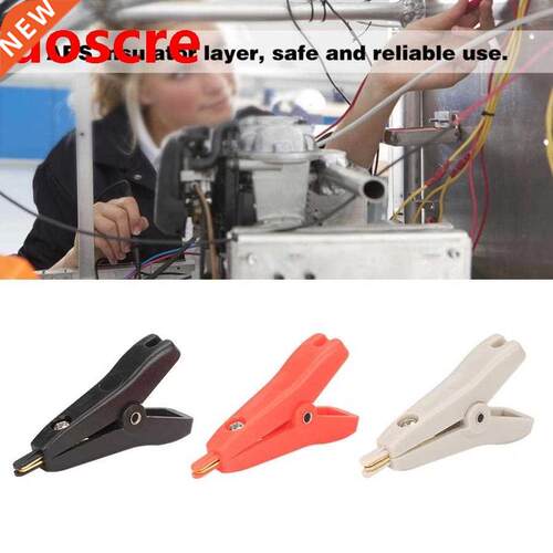 P2005 Pcs/Lot Copper Gold Plated Alligator Clip Kelvin Test