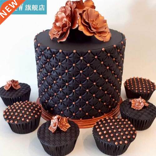 DIY Baking Tools 3D Gypsophila Diamond Square for Decorating
