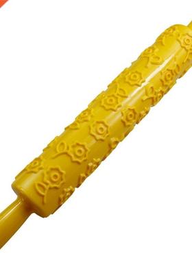 15 Styles Rolling Pin With Roller Daisy Patterns Baking Tool