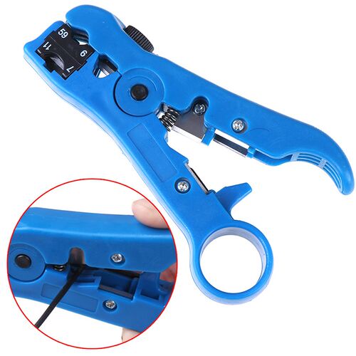 New Coaxial Cable Wire Cutter Stripping Tool Cat 5 Rg 59/6 R
