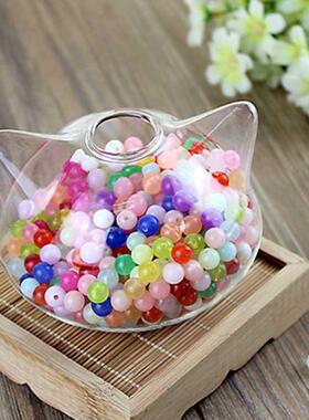 Cat Glass Vases Clear Flower Plant Terrarium Container Hangi
