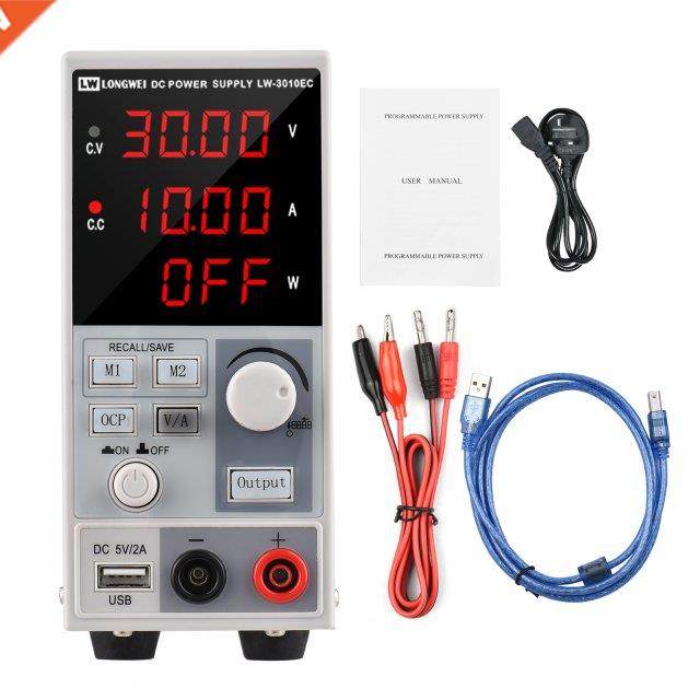 LW-3010EC DC Power Supply Viable 30V 10A LED Digital Displ