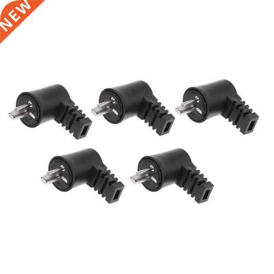 5 Pcs 2 Pin Din Right Angle HiFi Speaker Plug Cable Audio Sc