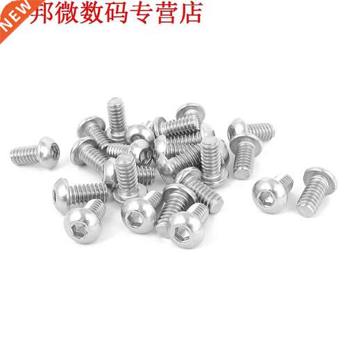 1/4 Inch-20x1/2 Inch Hex Socket Button Head Bouten Schroeven