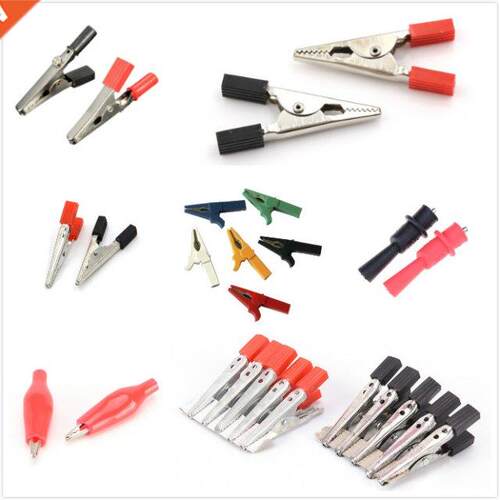 1/2/5/10Pcs Test Clips Stainless Steel Alligator Crocodile C