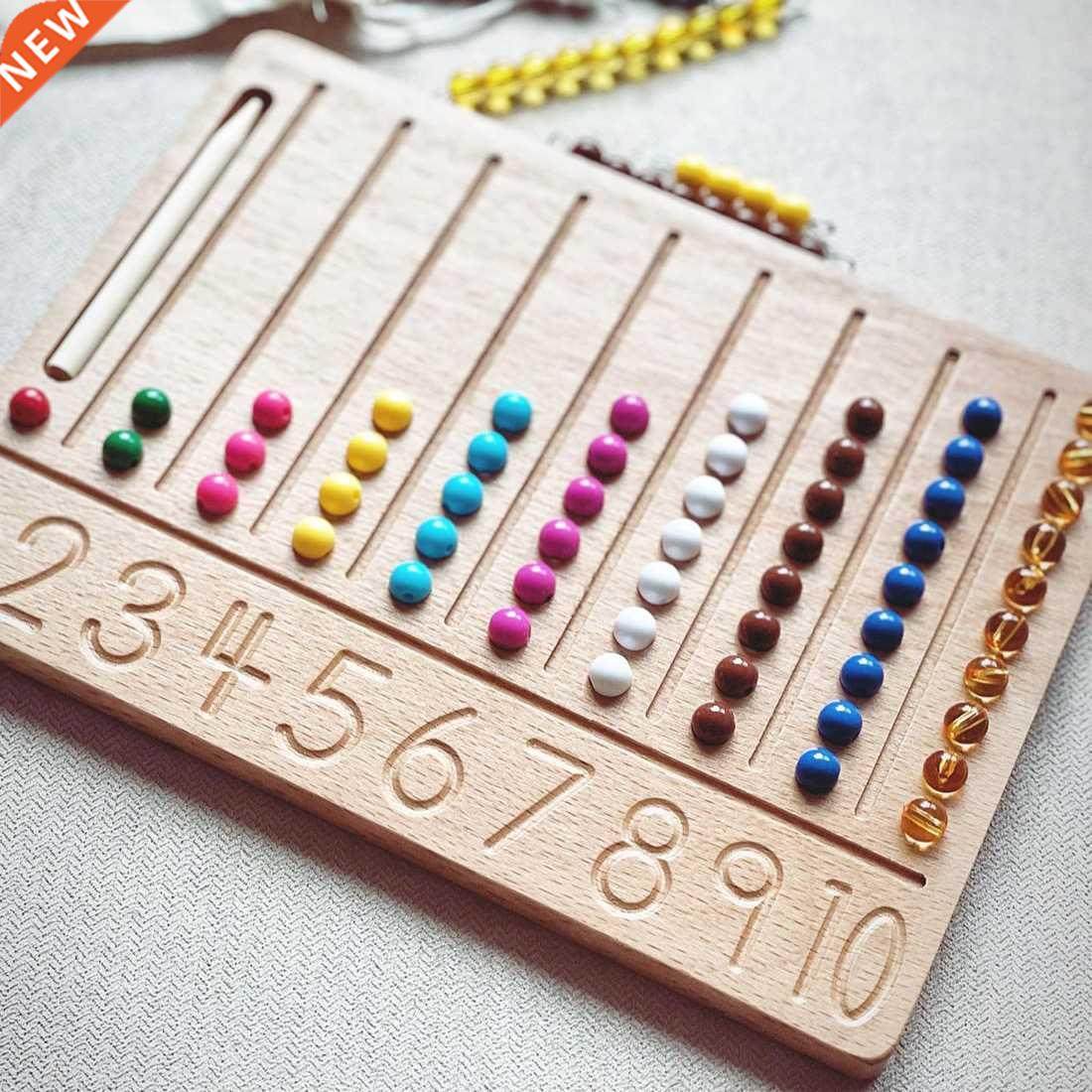 Montessori Math Toys Wooden Letters Nuers Tracing Boa Fi