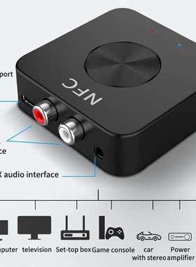 Bluetooth 5.0 Audio Receiver Transitter AptX 3.5 Jack Aux