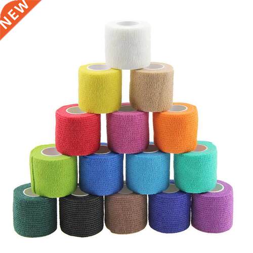 1PCS Colorful Sport Self Adhesive Elastic Bandage Wrap Tape