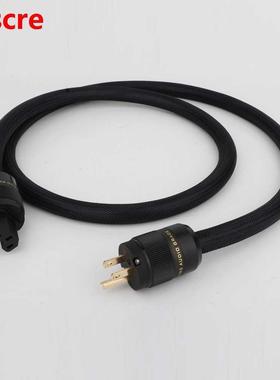 Preffair D504T3 Silver Plated Audiophile AC Power Cable Pure