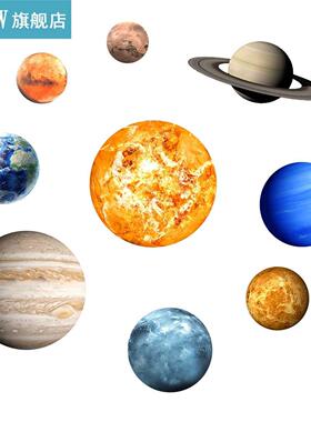 Glow In The Dark and Planets Bright Solar System Planets Sti