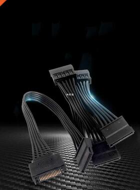 SATA Power Cable 适用于 HDD 15Pin SATA male to 5-ports SATA