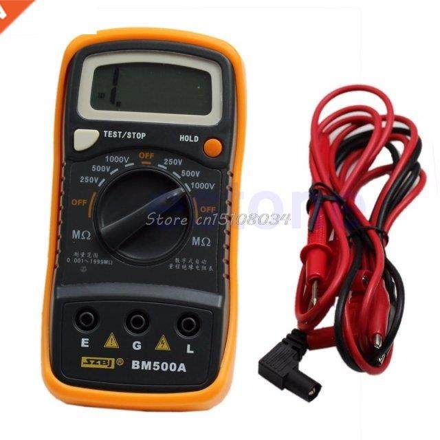 Resistance Tester BM500A 1000V 1999M Digital Insulation Mete