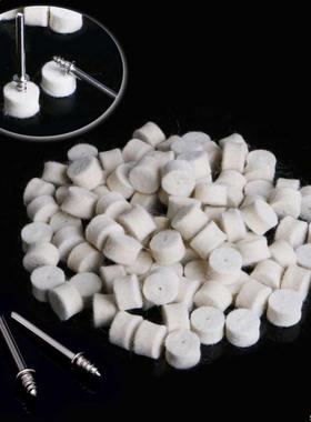 100Pcs Wool Felt Polishing Buffing Pad 13mm + 2 Shank 适用于