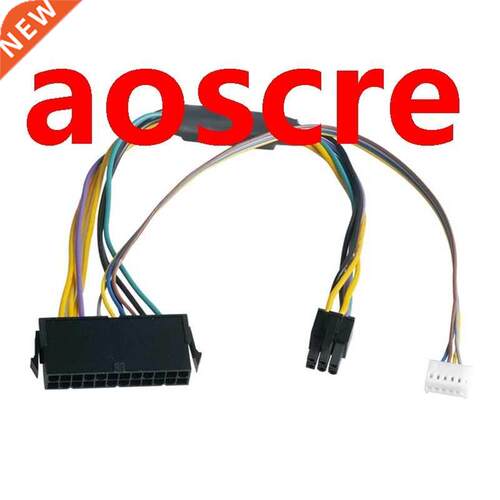 ATX Main 24Pin Female to 6Pin Male 6Pin PCI-E PSU Power Adap