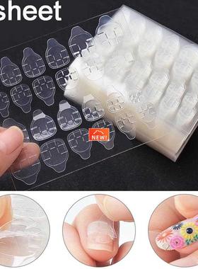 120pcs 5 Sheets Fake Nails Tips Double Sided False Nail Art