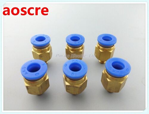 - HIGH QUALITY 10pcs 4mm to M5 Pneumatic Connectors male str