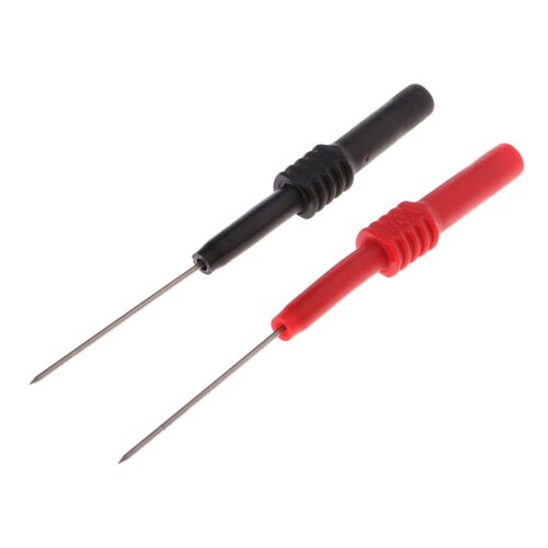 3.5cm Test Probe Back Needle Table with a Set of Two Black +