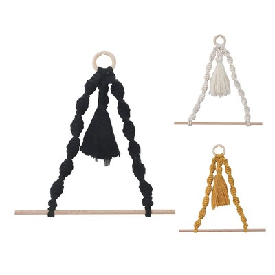 Boho Decor Paper Holder Roll Paper Macrame Storage Rack Tape