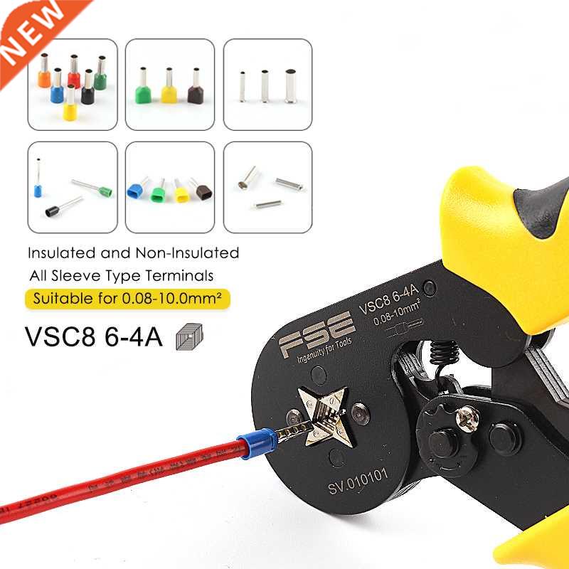 High-quality crimping pliers VSC8 6-4A 0.08-10MM2 AWG 23-10