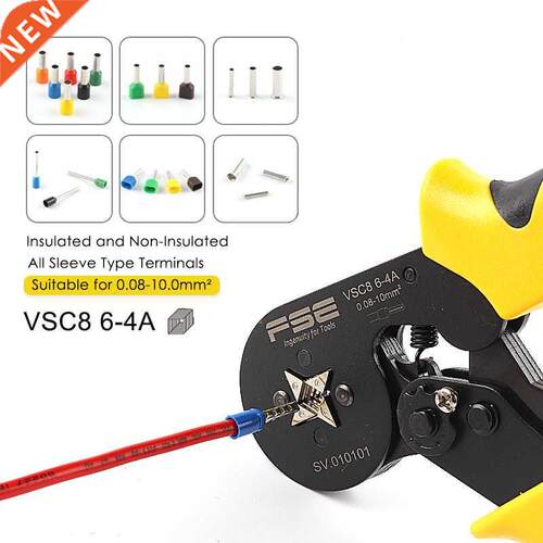 High-quality crimping pliers VSC8 6-4A 0.08-10MM2 AWG 23-10