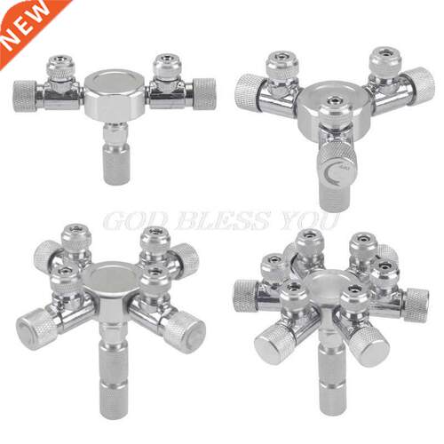 Aluminum Alloy Aquarium Multi Way CO2 Distributor Splitter N