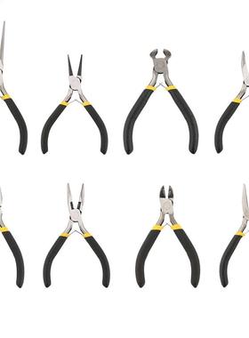 Mini Pliers Diagonal Pliers Round Bent Needle Nose Cutter Ha
