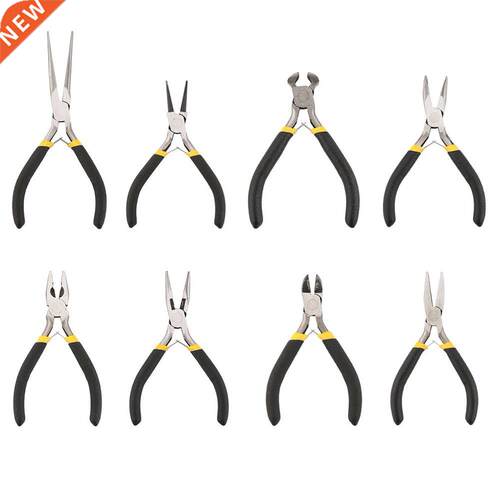 Mini Pliers Diagonal Pliers Round Bent Needle Nose Cutter Ha
