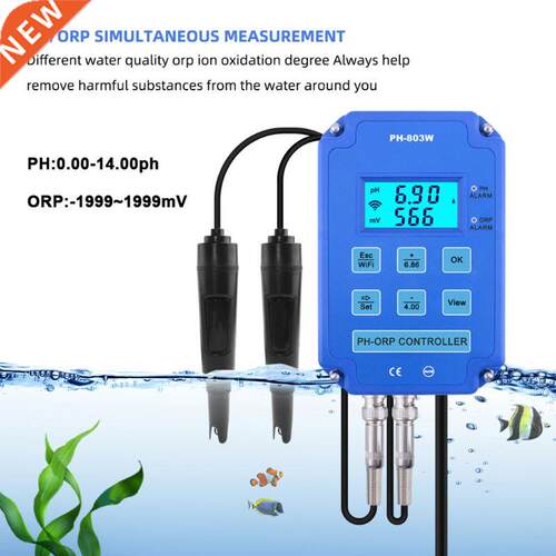 2-in-1 PH ORP Redox Controller Wifi Output Power Relay Moni
