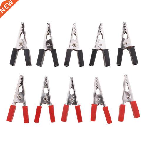 10 Pieces 35mm Alligator Crocodile Test Clips Clamps Lead Pr