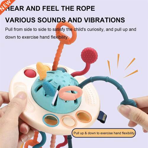 Baby Silicone Fun Sensory Training Toys Children Montessori