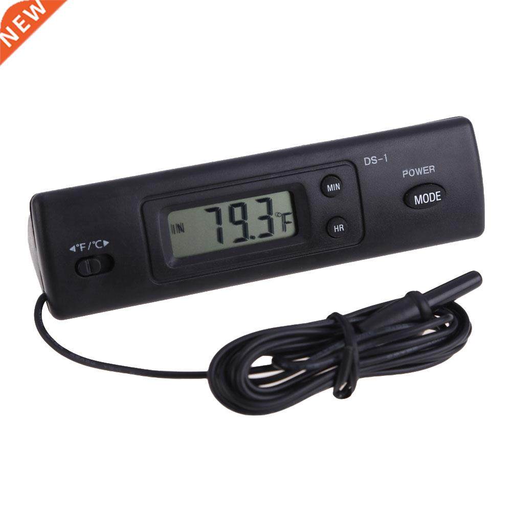 Car Thermometer Car LCD Display In Out Clock with Two Probes
