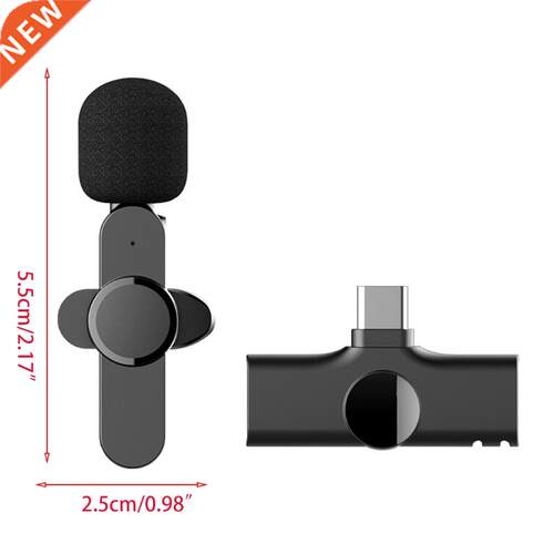 Live Broadcast Mic Type C Wireless Microphone System USB C V