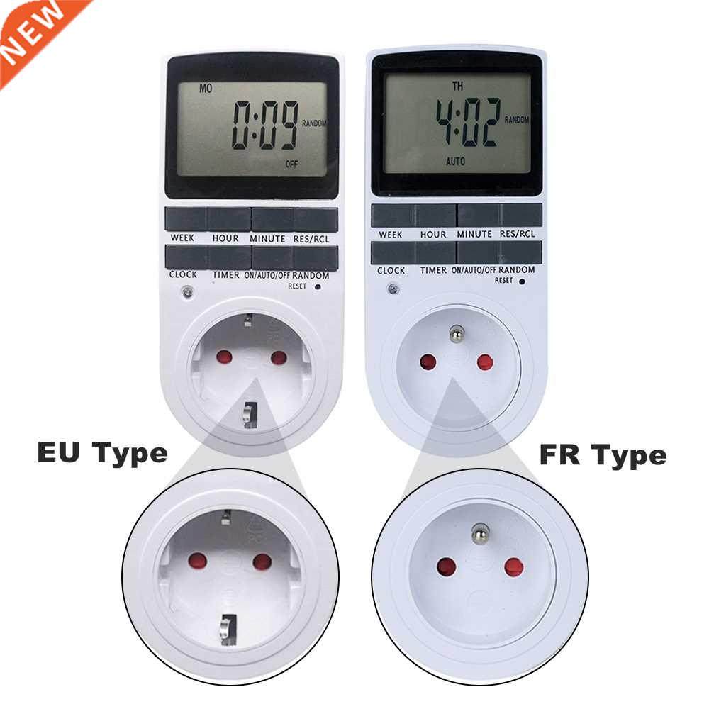 Programmer Timer Socket Timer Switch EU Fr BR UK Plug Electr
