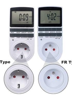 Programmer Timer Socket Timer Switch EU Fr BR UK Plug Electr