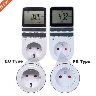Programmer Timer Socket Timer Switch EU Fr BR UK Plug Electr