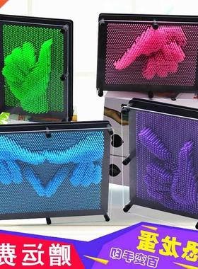 D stereoscopic needle painting cloning magic