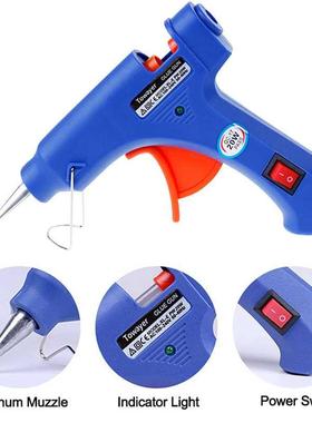 20W Hot Melt Glue Gun With 7MM Transparent Glue Stick Mini G