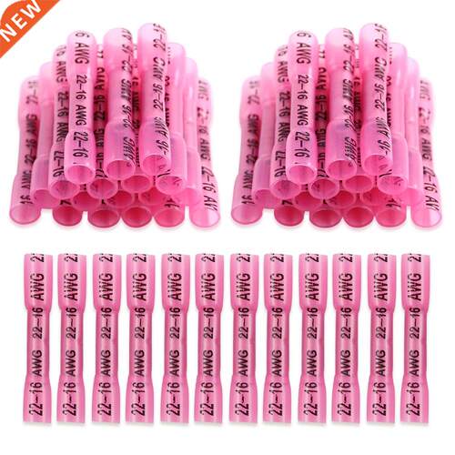 500/250PCS Electrical Wire Terminal Heat Shrink Butt Crimp T