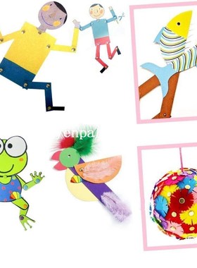 200pcs Mini Parisian fasteners multicolor paper craft Stampi