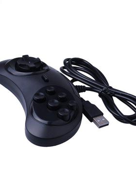 USB Gamepad 6 Buttons Game Controller for SEGA USB Gaming