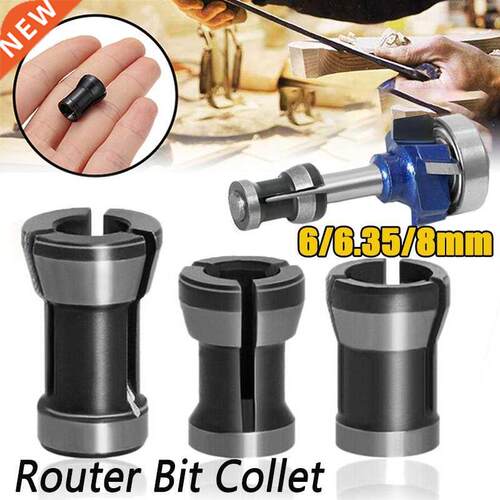 Router Collet Adapter Without Clamping Nut Collet Chuck Set
